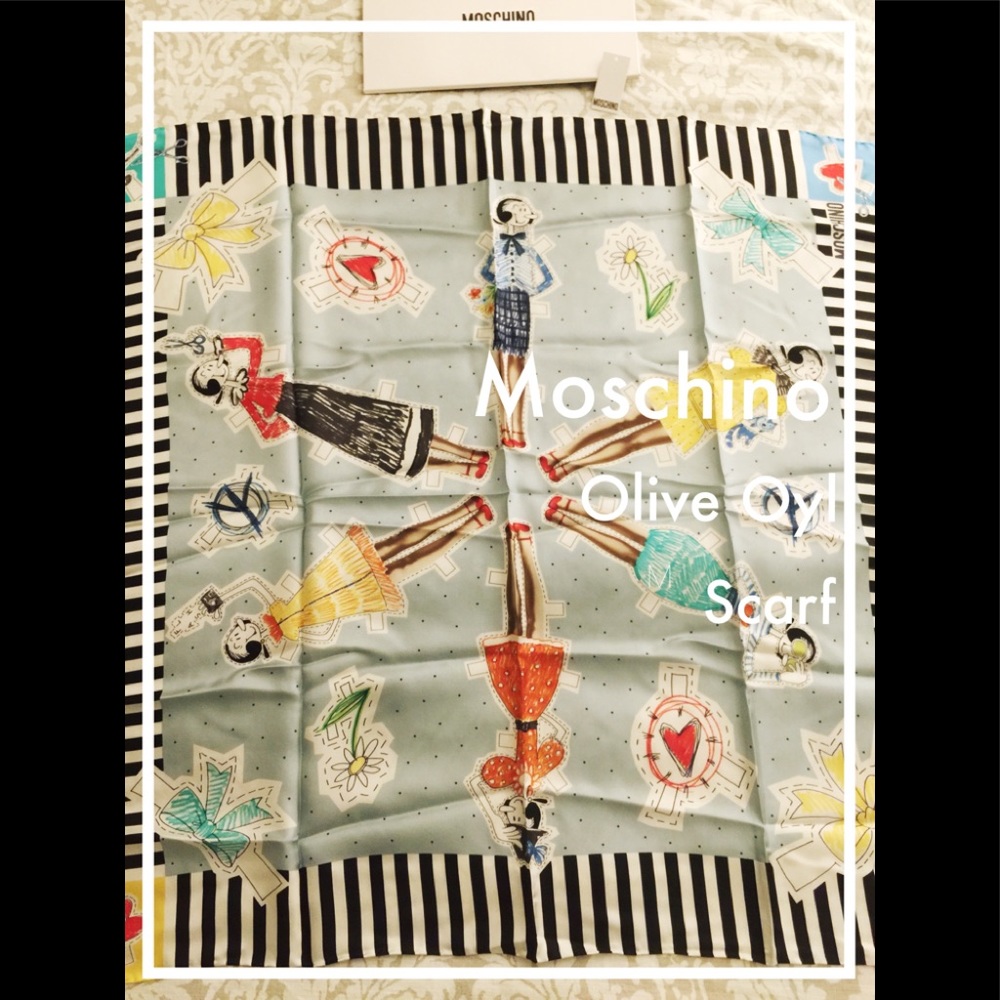 Moschino Olive Oyl Scarf -2008